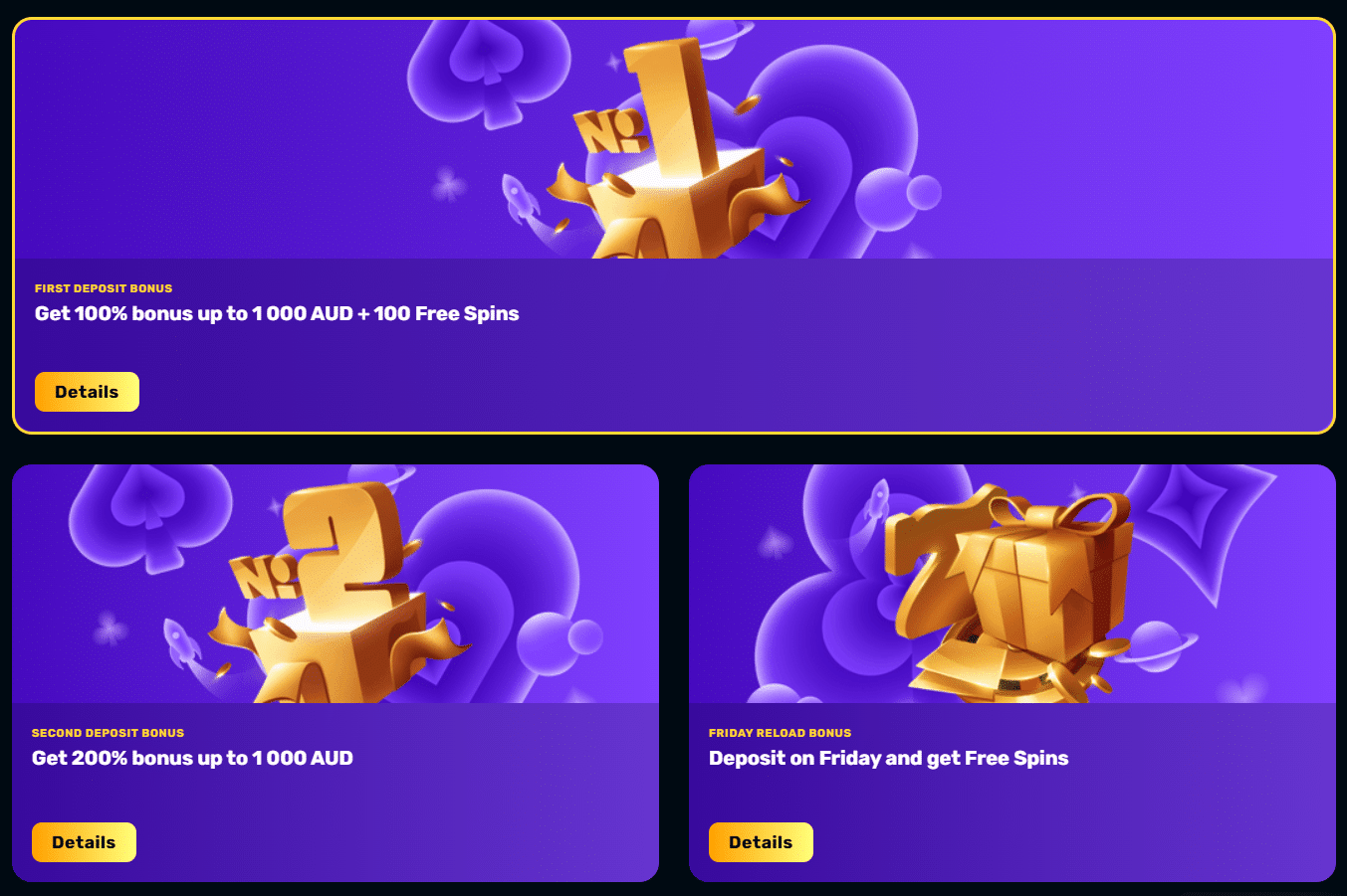 Rocket Play welcome bonus